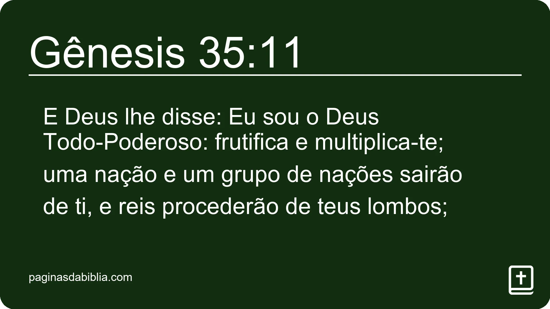 Gênesis 35:11