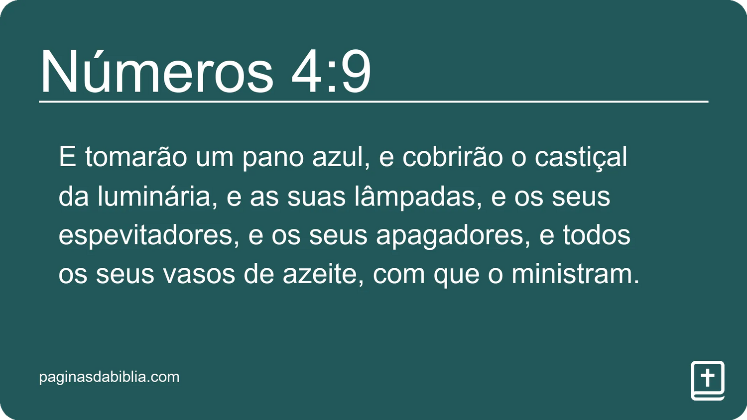 Números 4:9