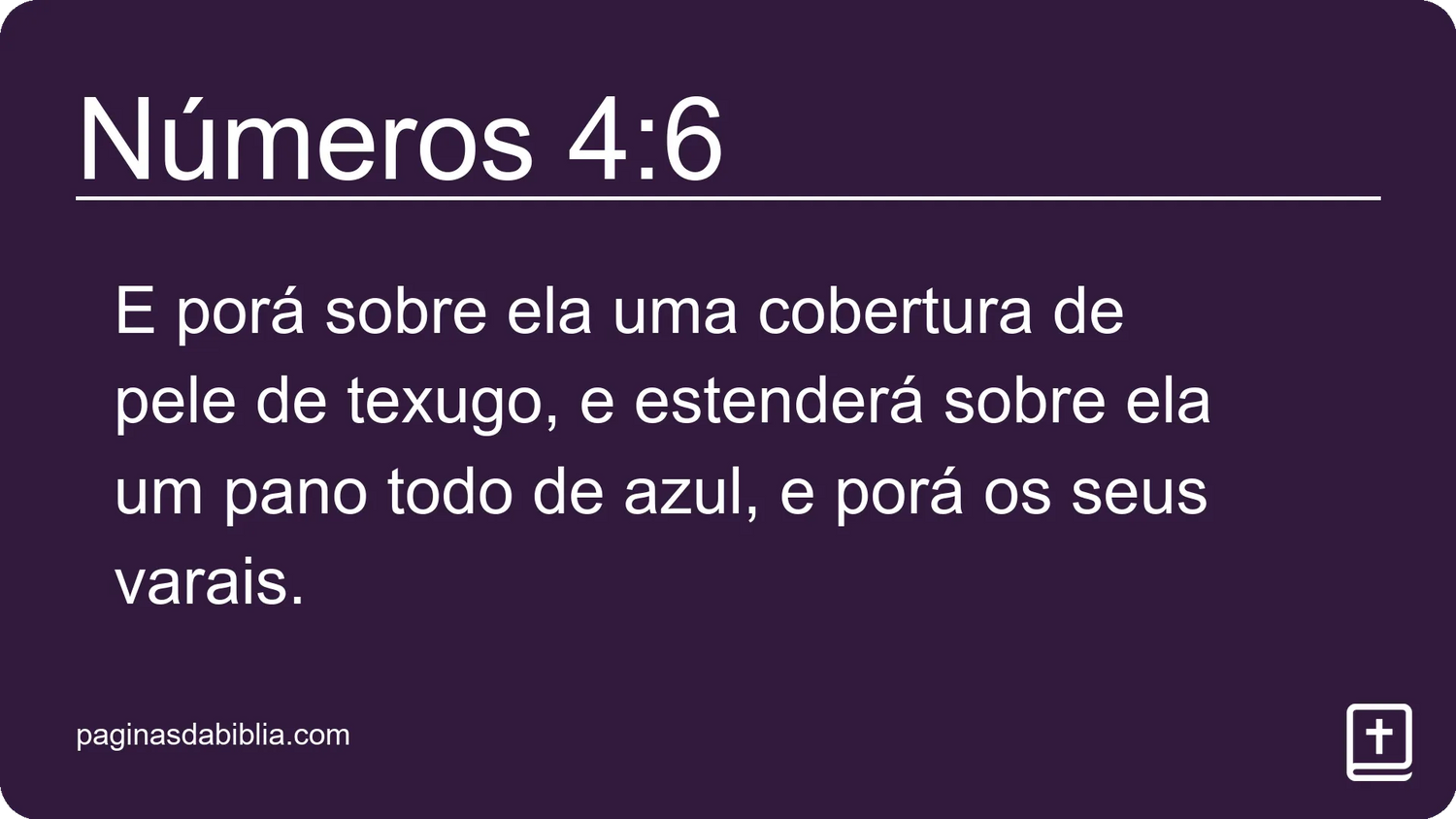 Números 4:6