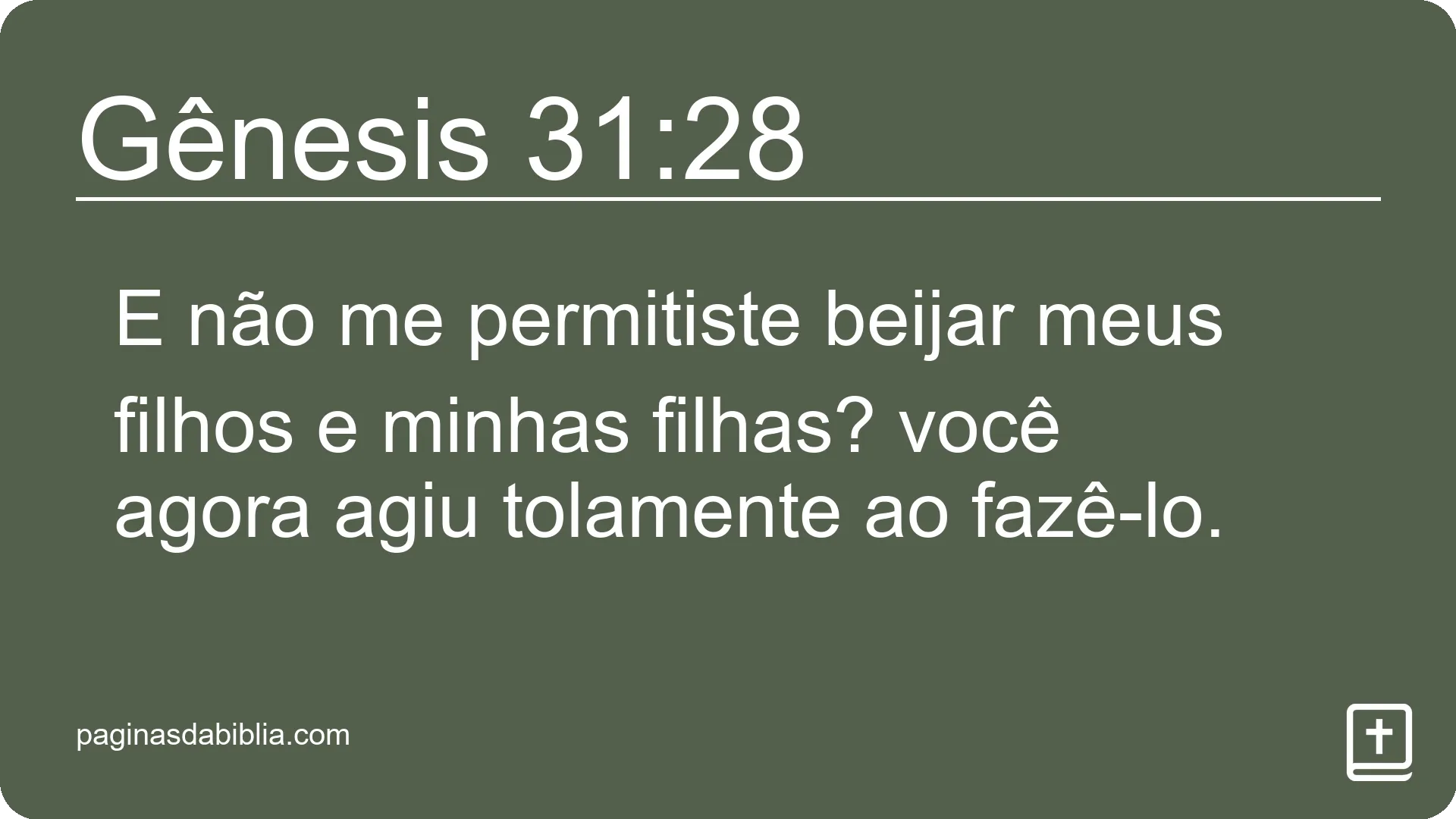 Gênesis 31:28