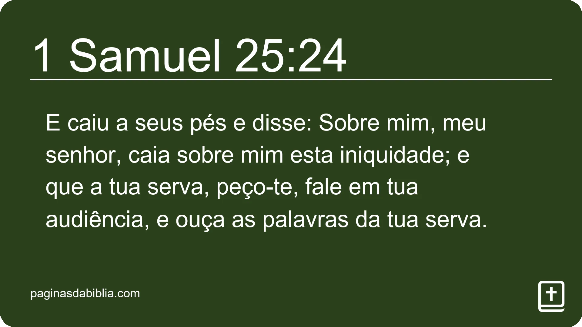 1 Samuel 25:24