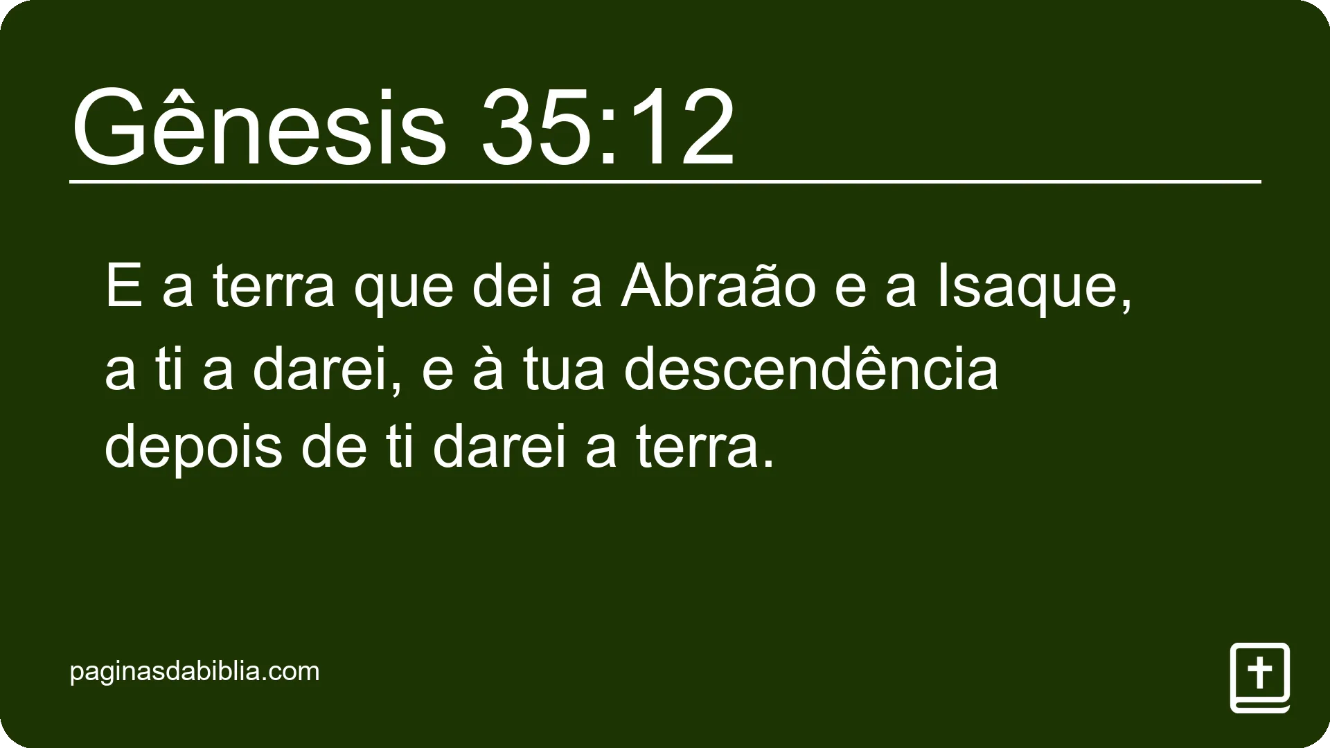 Gênesis 35:12