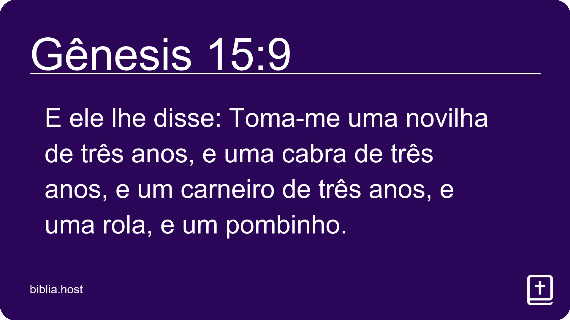 Gênesis 15:9