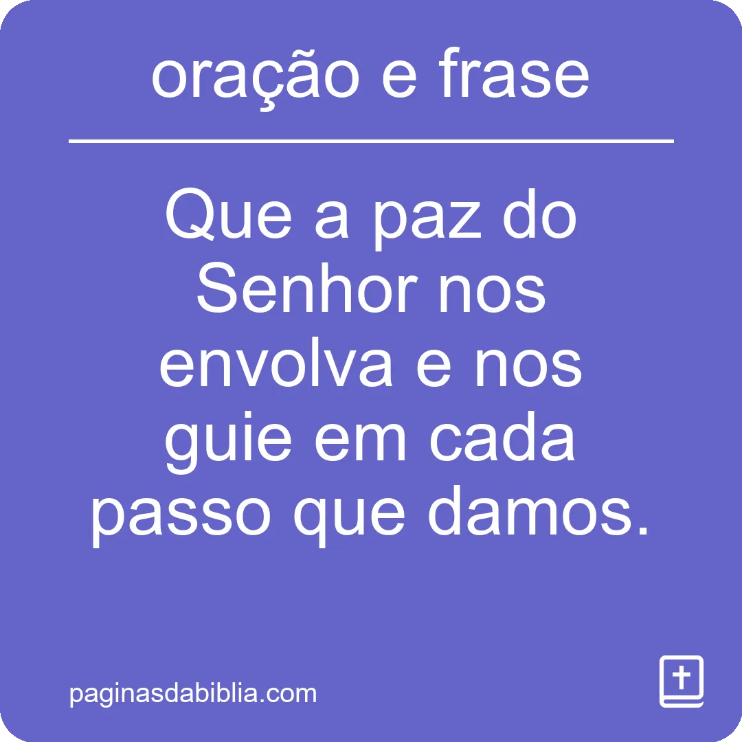 oração e frase