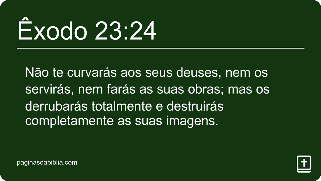 Êxodo 23:24