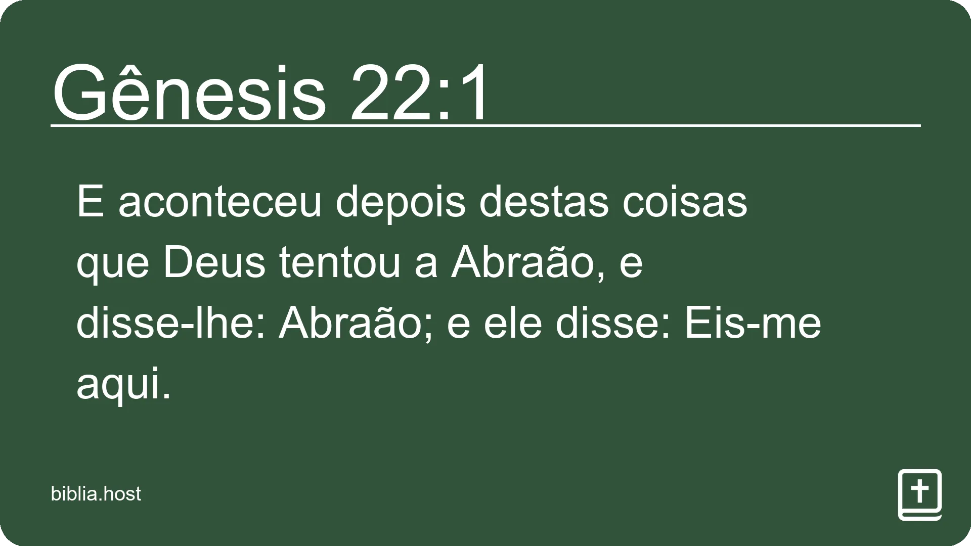 Gênesis 22:1