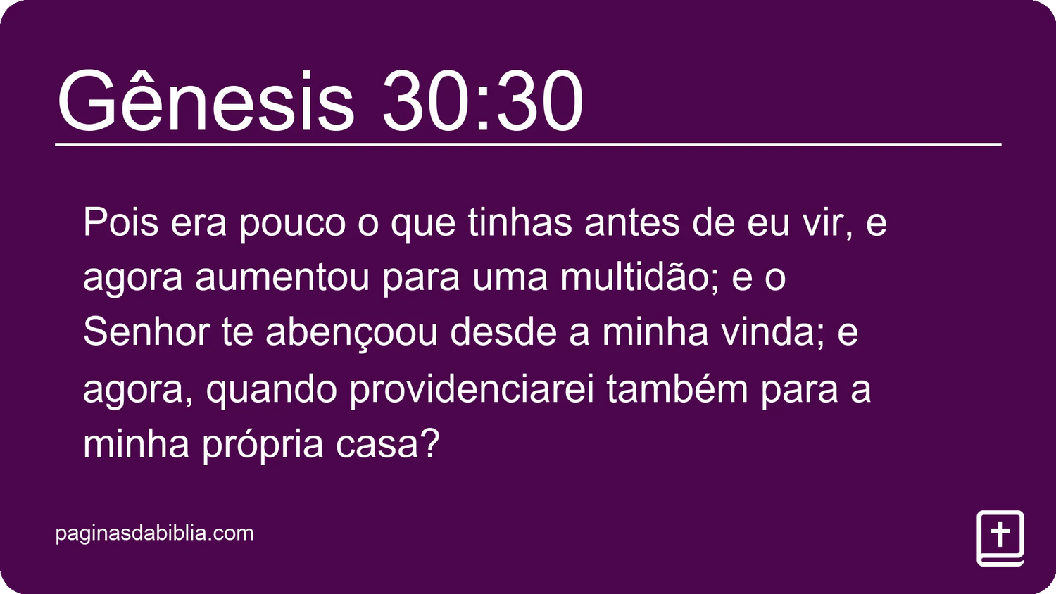 Gênesis 30:30