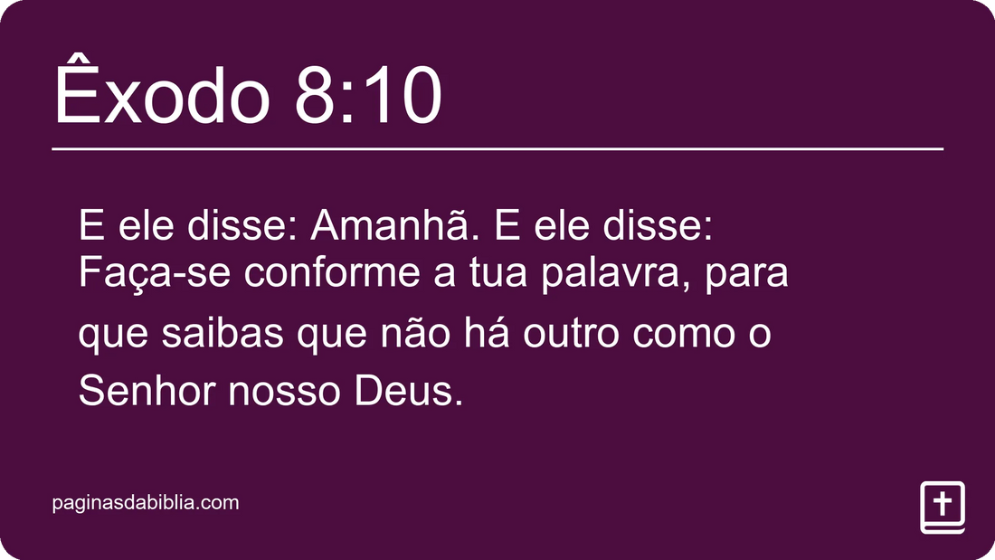 Êxodo 8:10