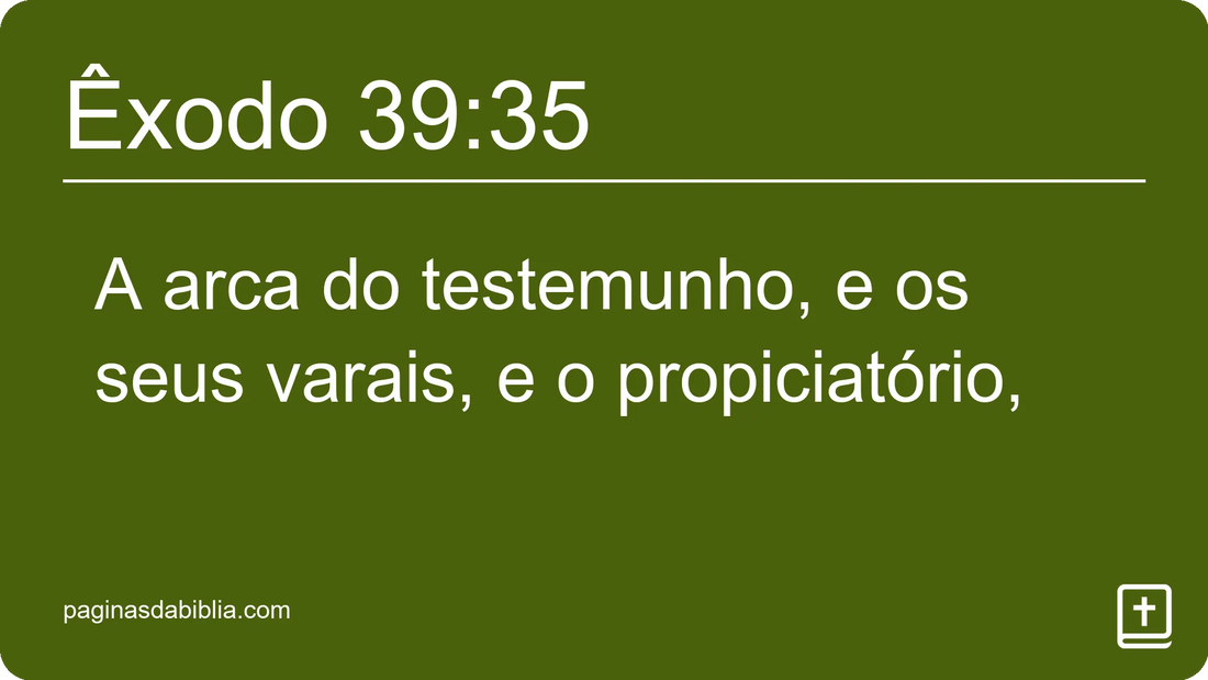 Êxodo 39:35