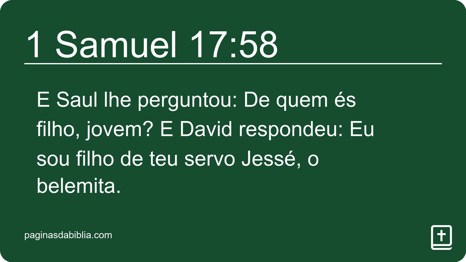 1 Samuel 17:58