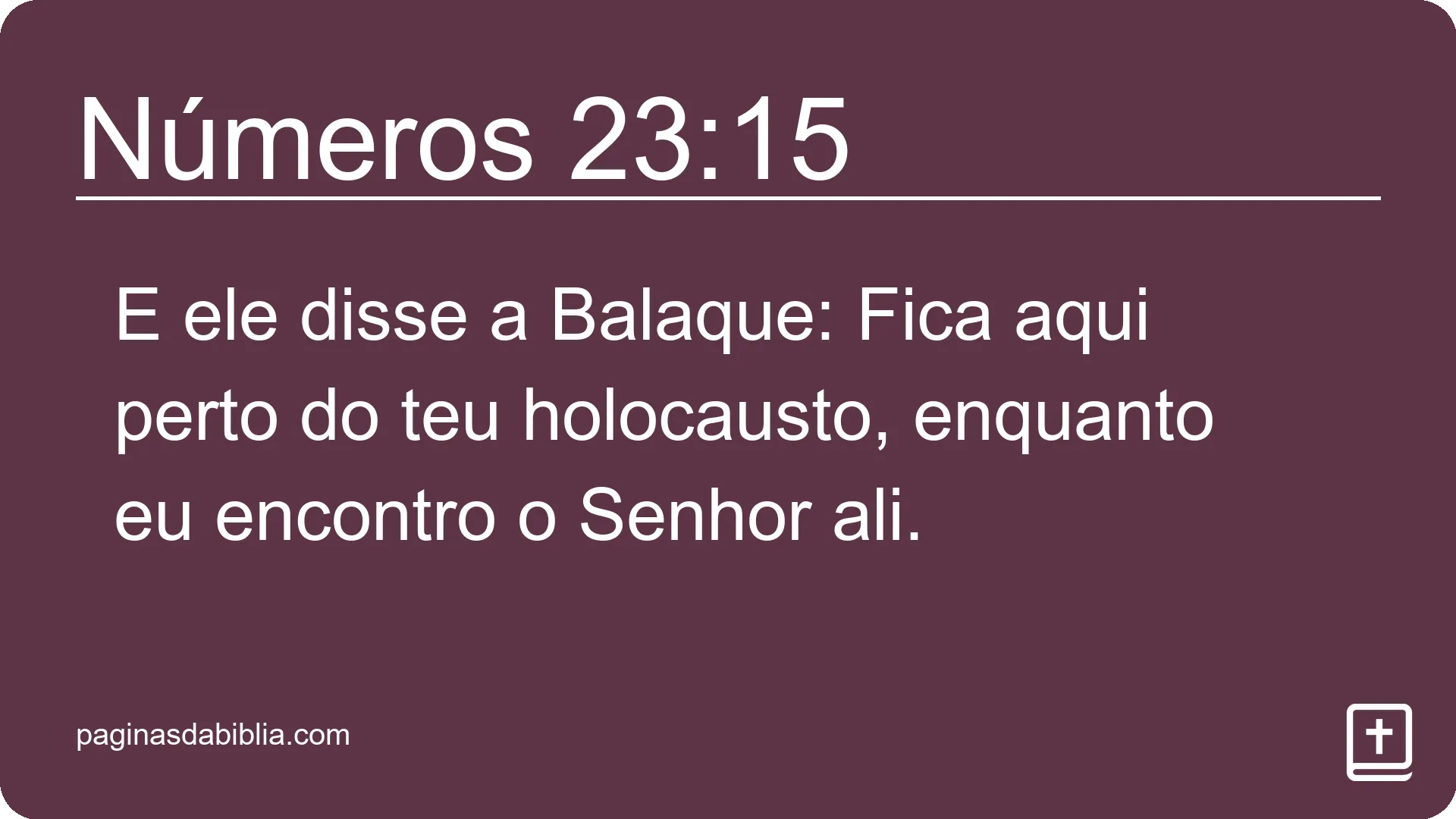 Números 23:15