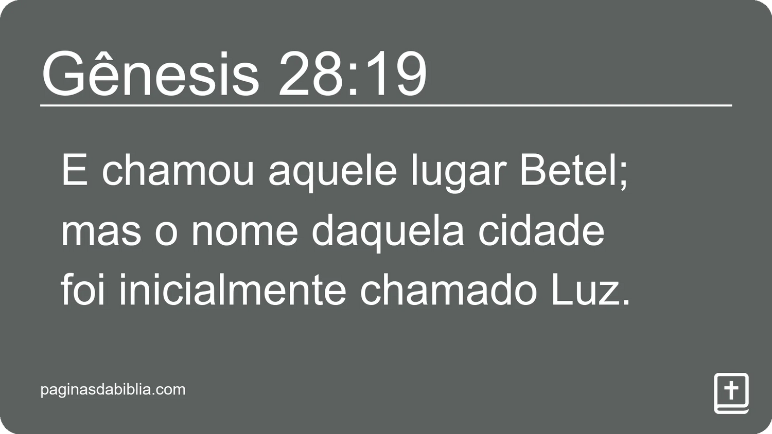 Gênesis 28:19