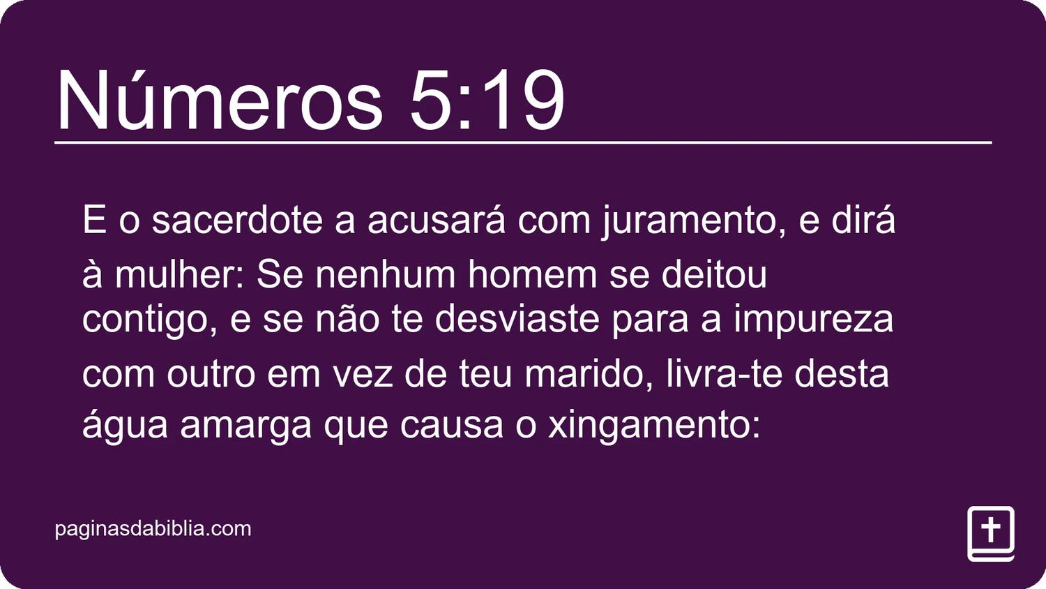 Números 5:19