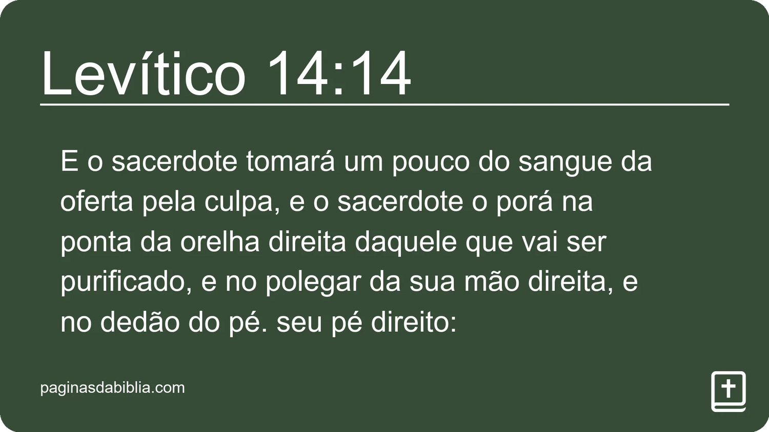 Levítico 14:14