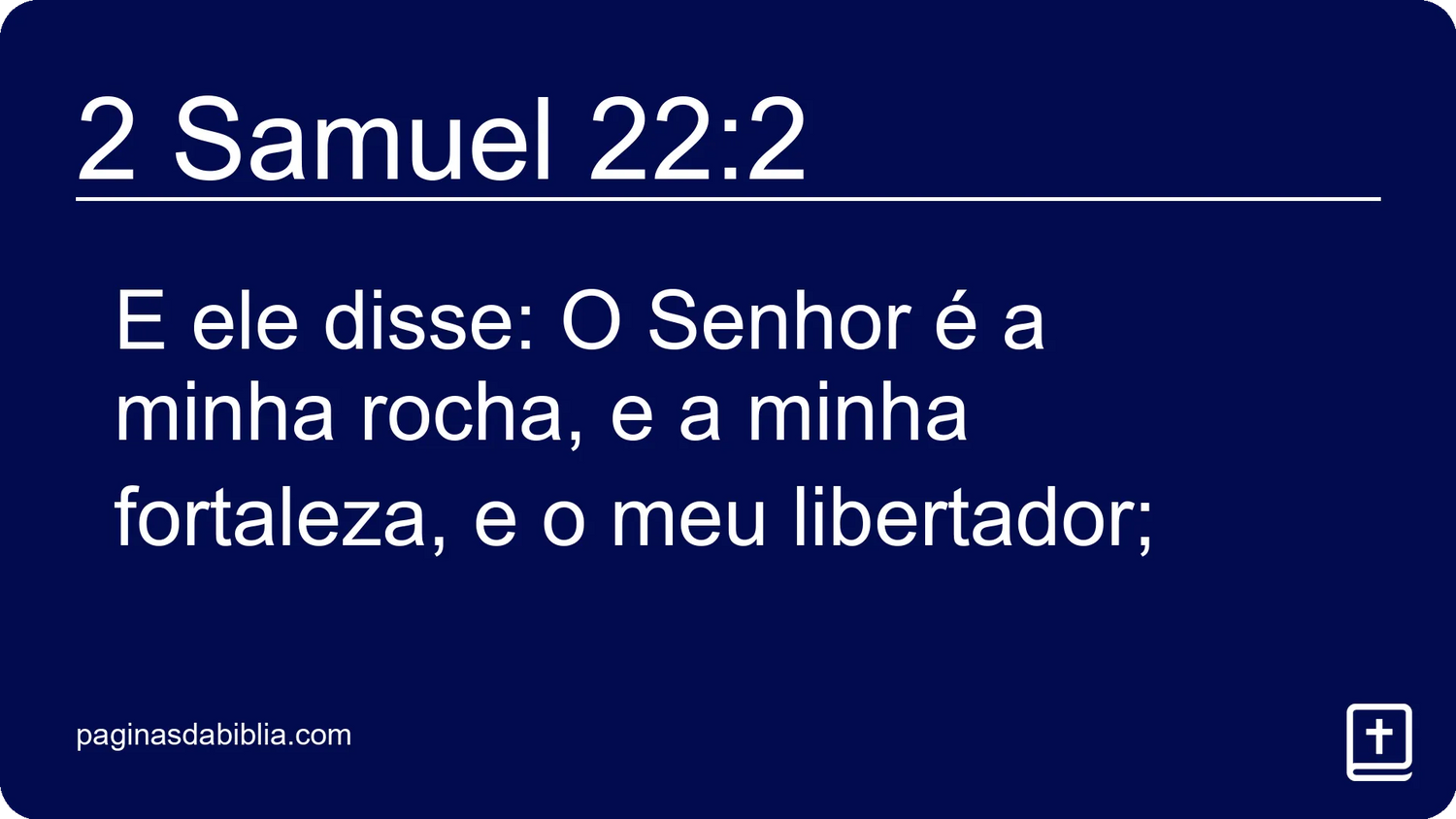 2 Samuel 22:2