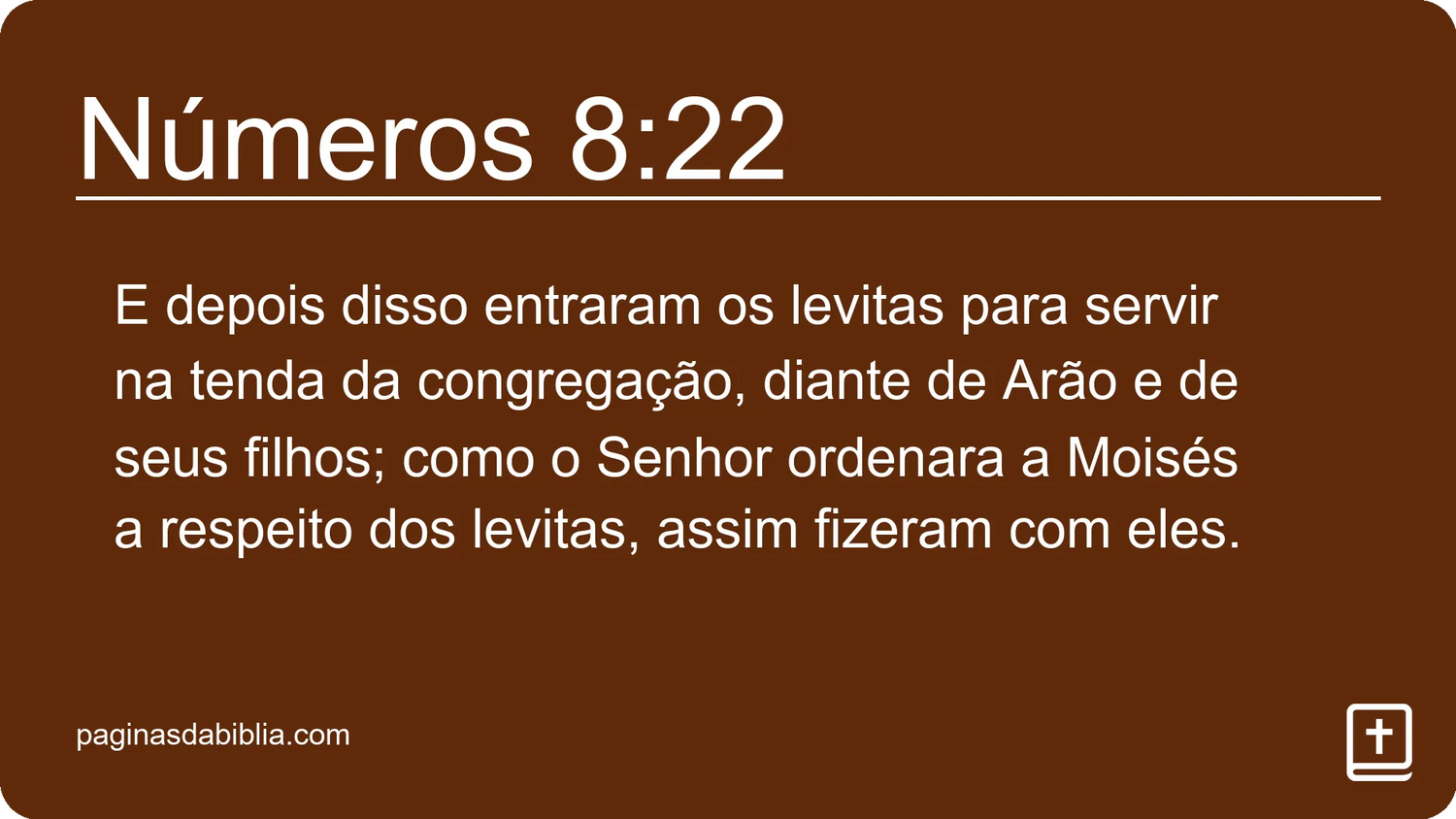 Números 8:22