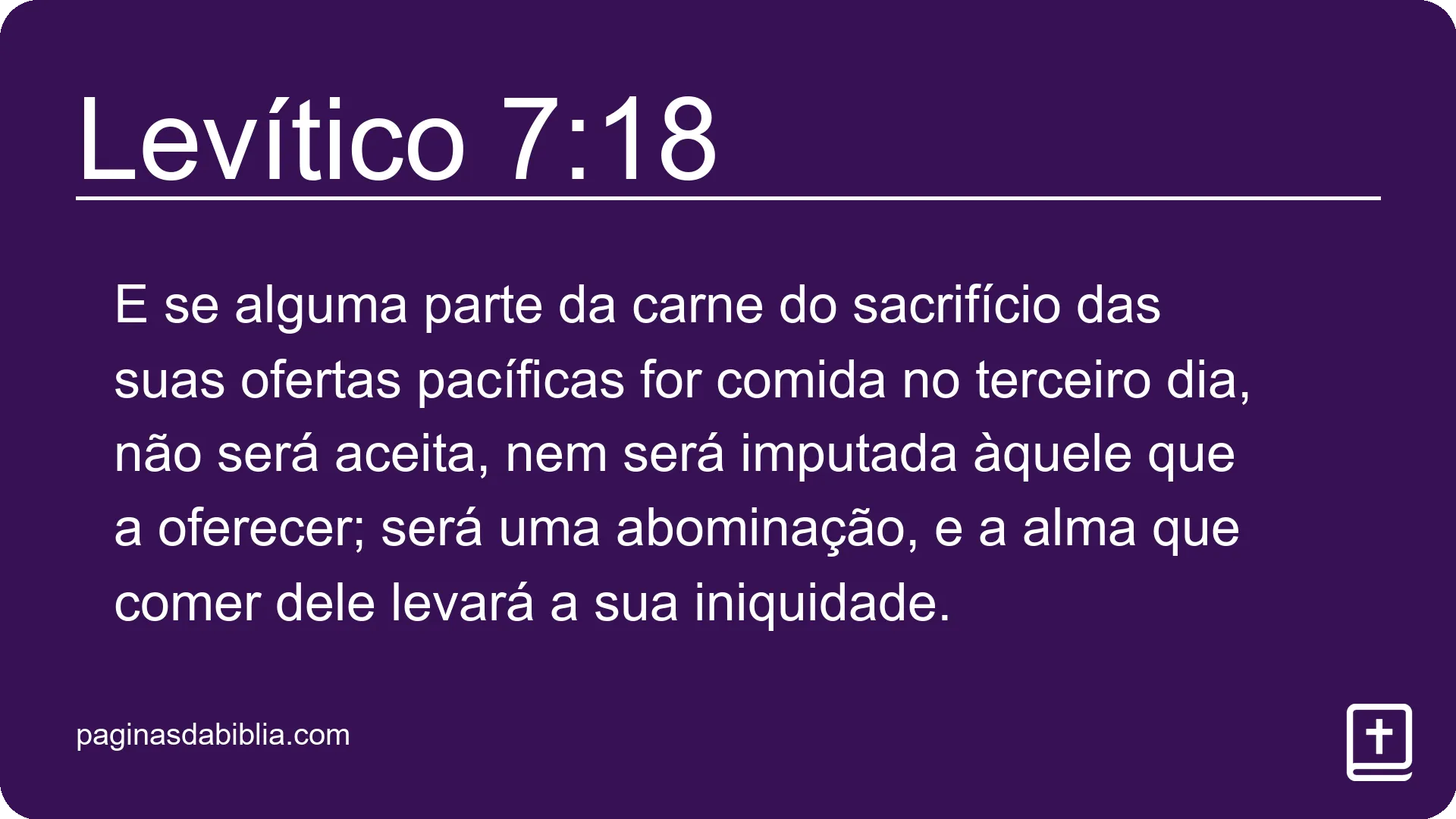 Levítico 7:18