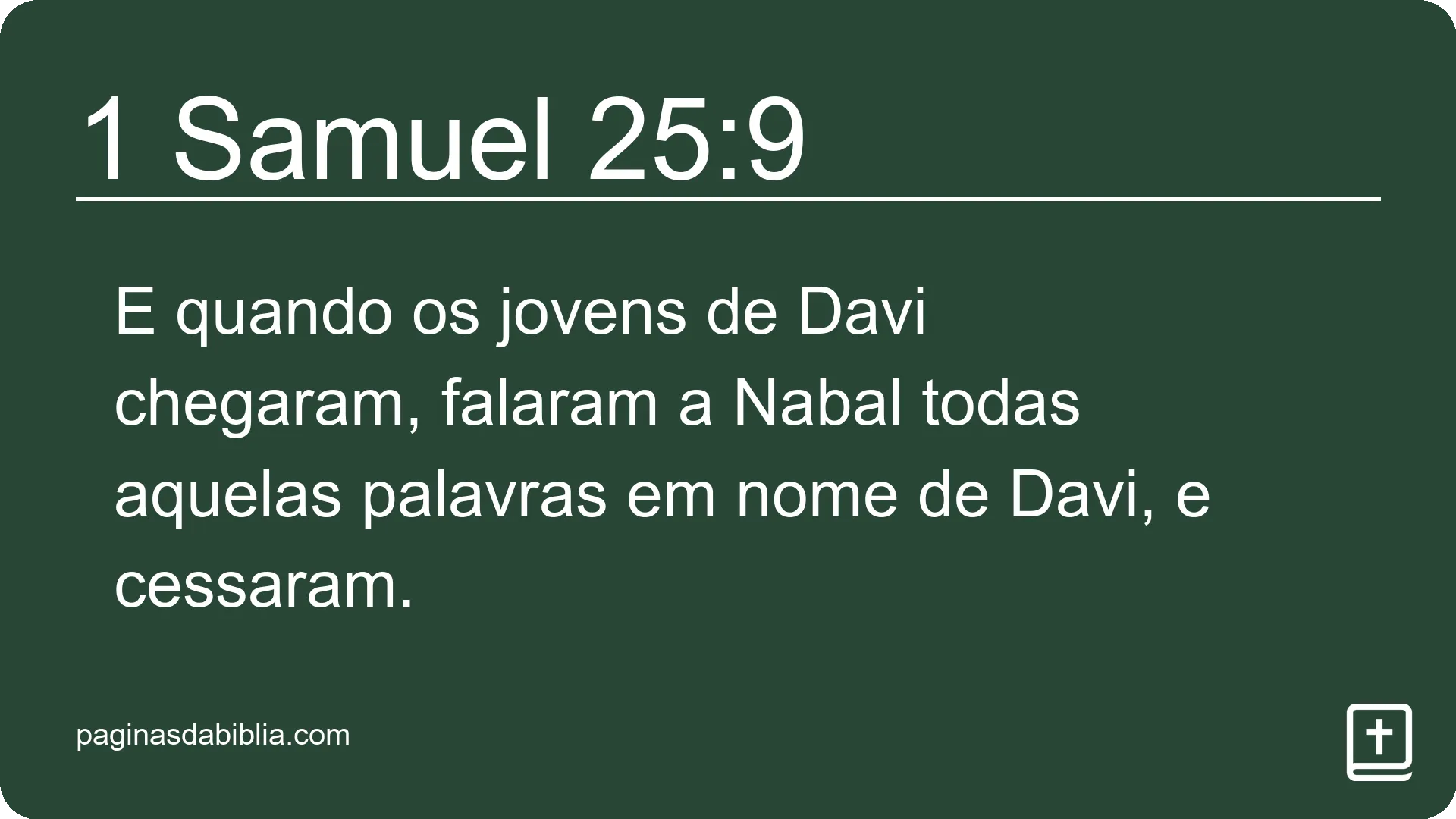 1 Samuel 25:9