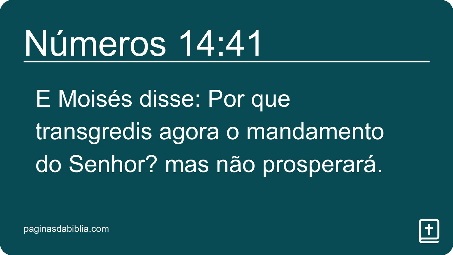 Números 14:41