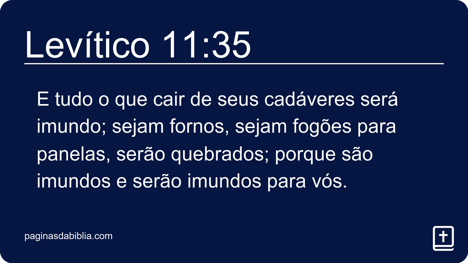 Levítico 11:35