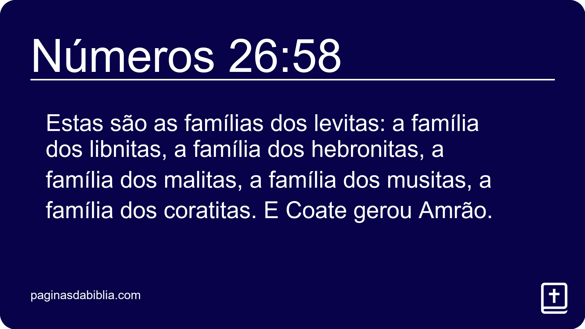 Números 26:58