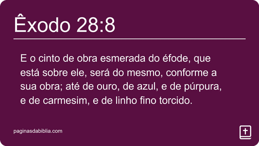 Êxodo 28:8