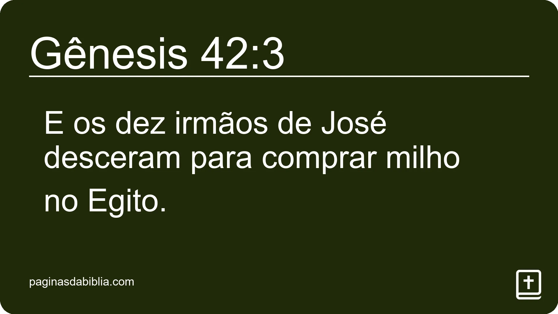 Gênesis 42:3