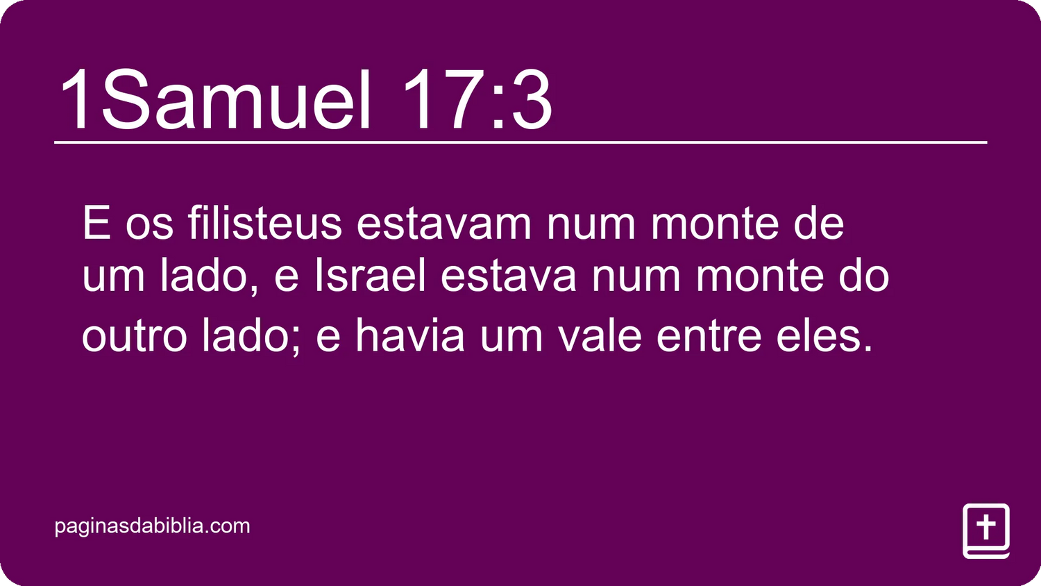 1Samuel 17:3