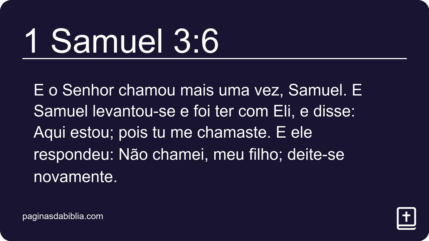 1 Samuel 3:6