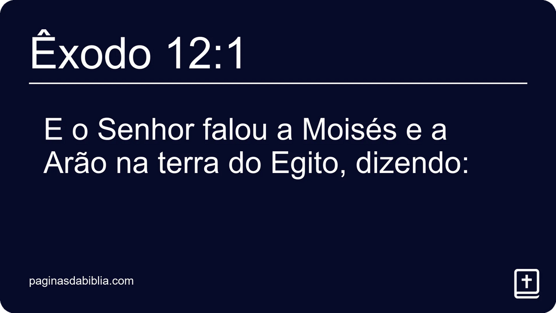 Êxodo 12:1