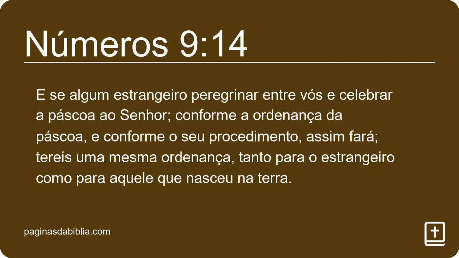 Números 9:14