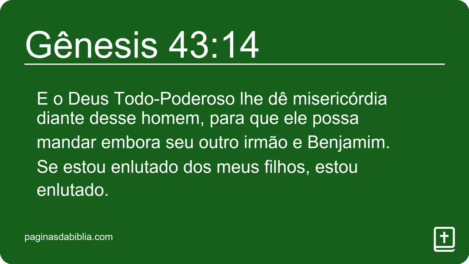 Gênesis 43:14