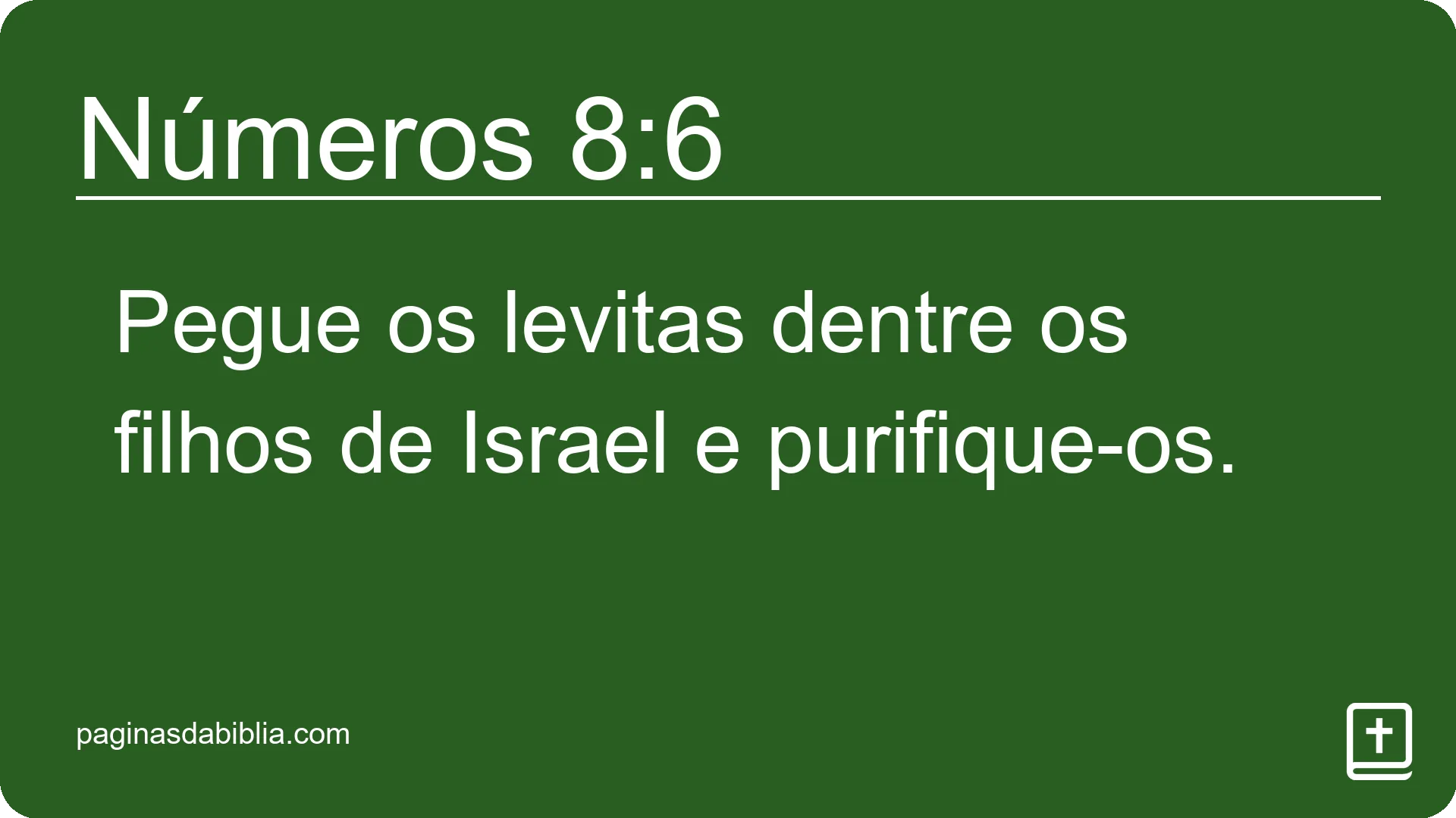 Números 8:6