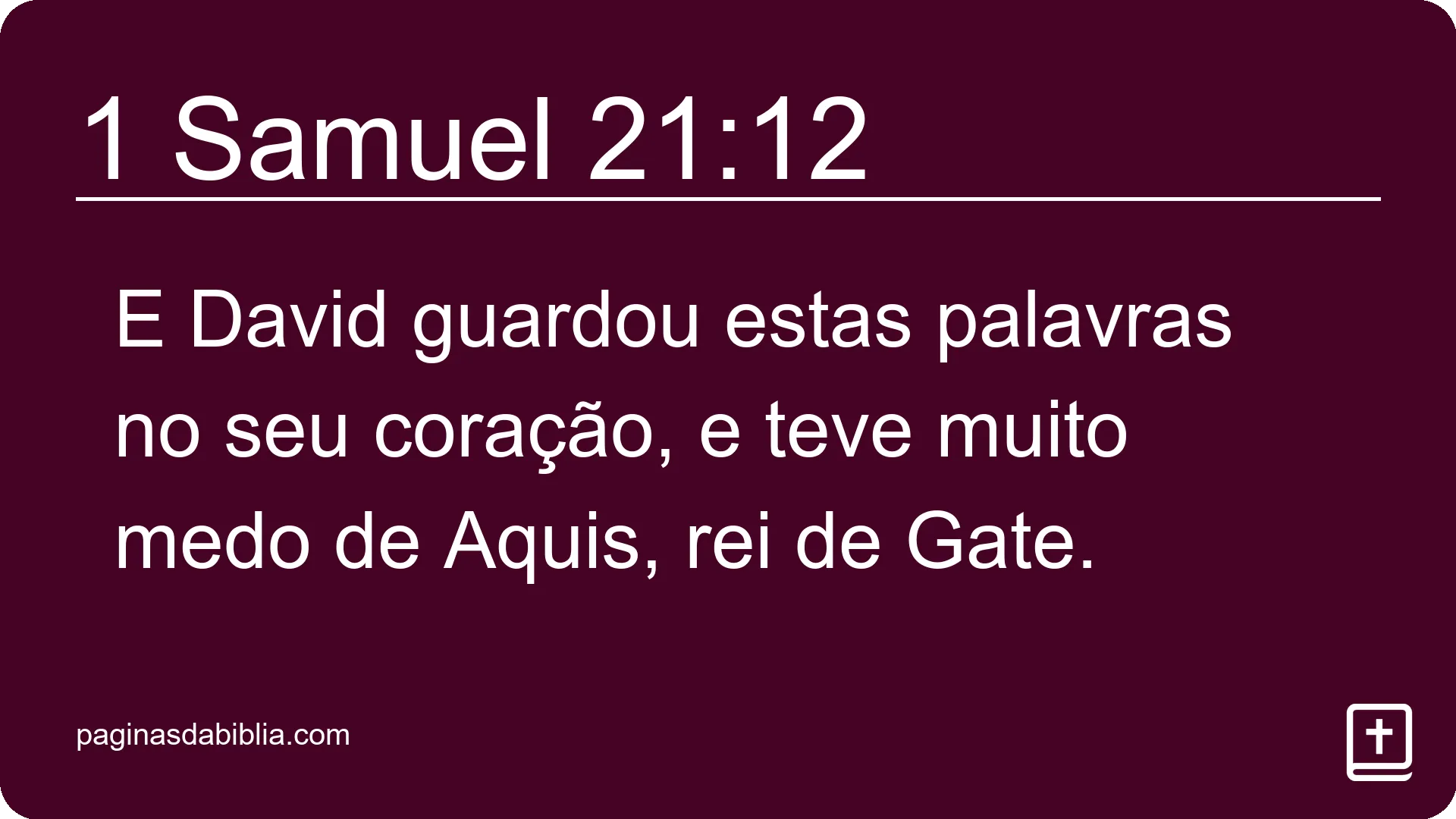 1 Samuel 21:12