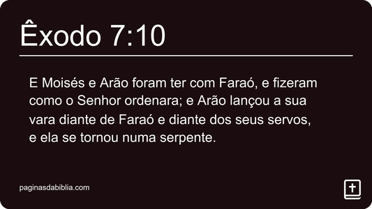 Êxodo 7:10