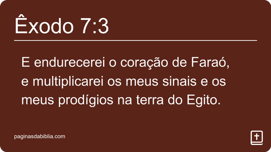 Êxodo 7:3