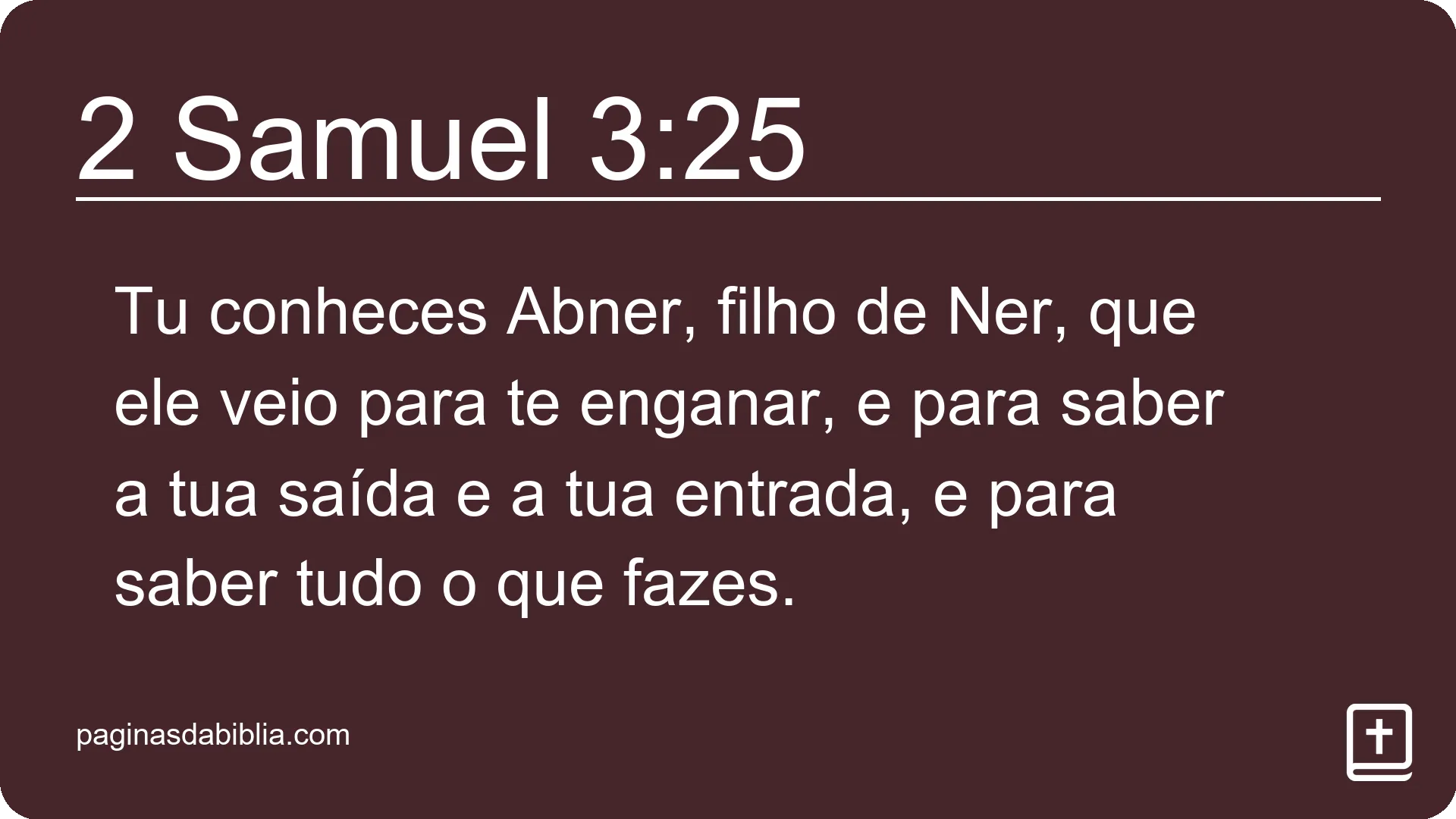 2 Samuel 3:25