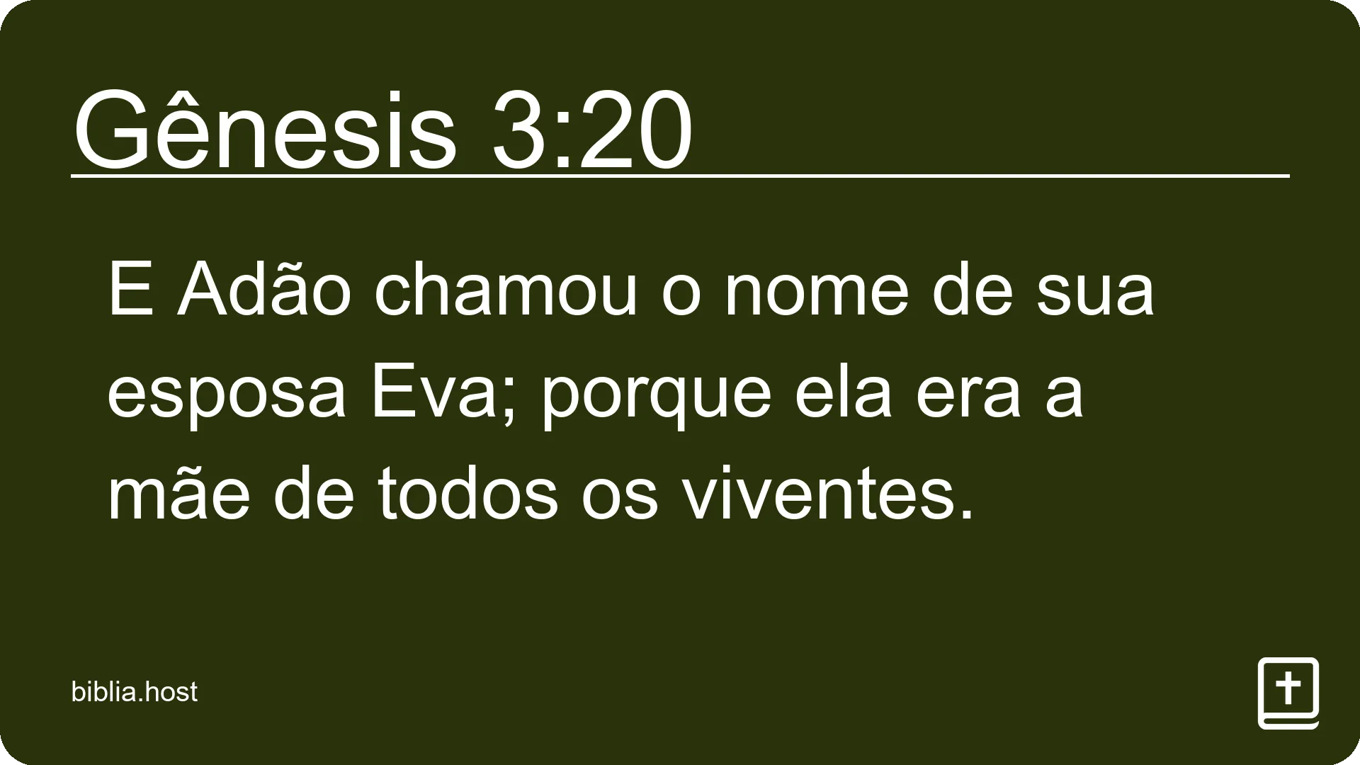 Gênesis 3:20