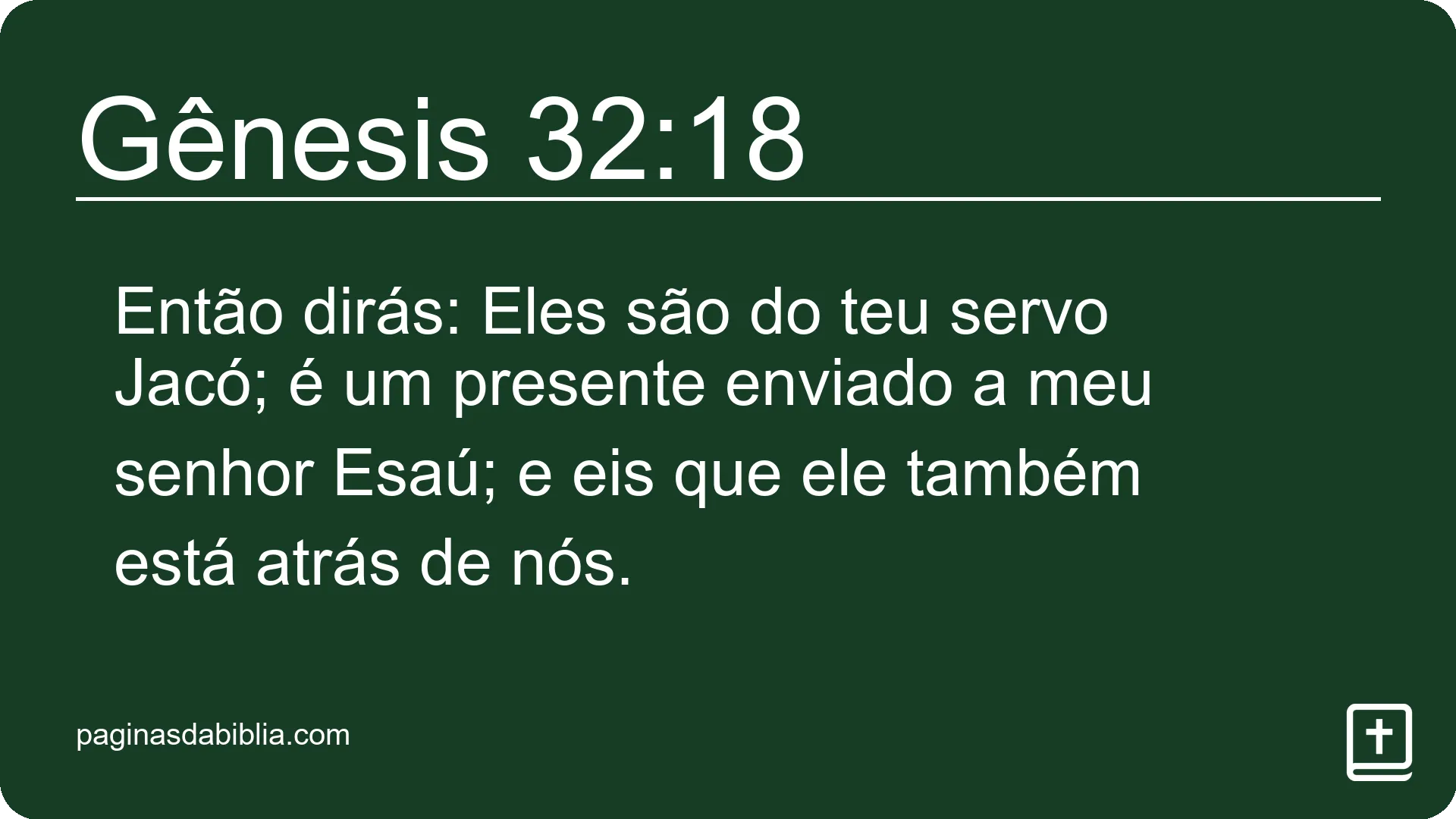 Gênesis 32:18