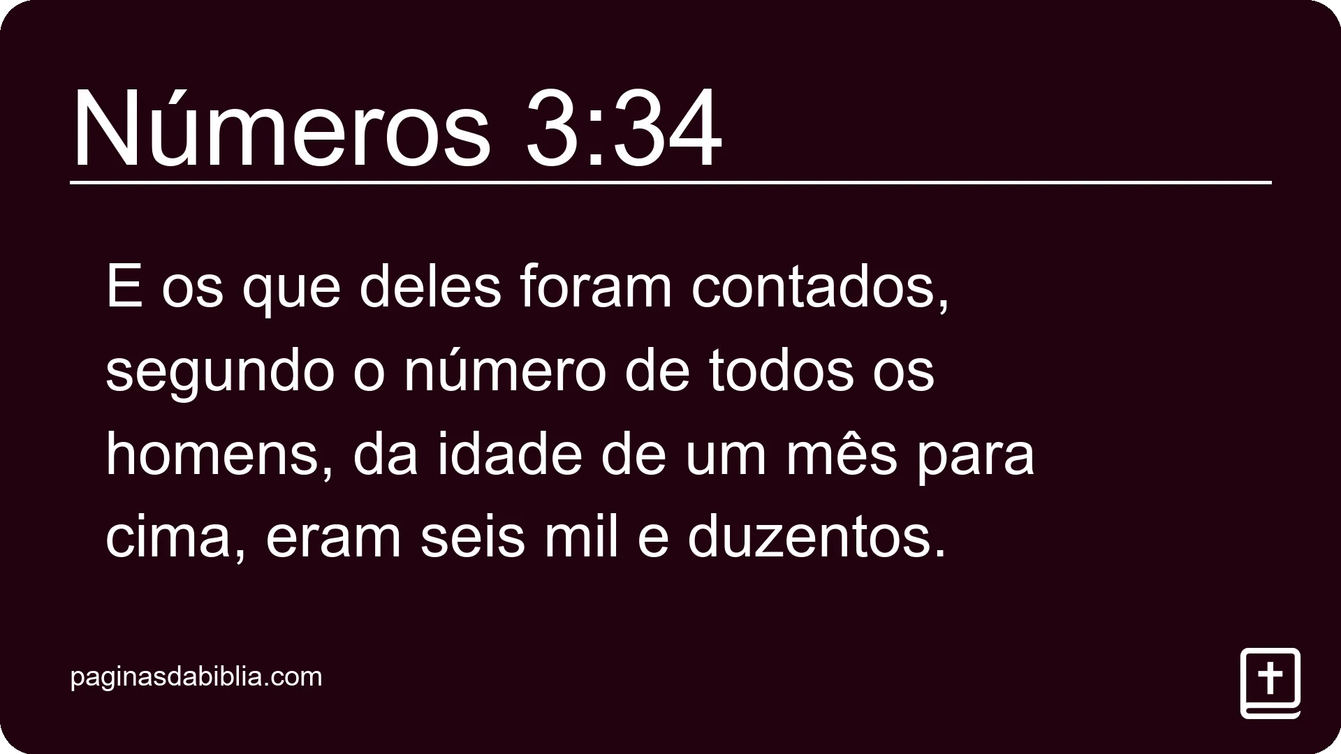 Números 3:34