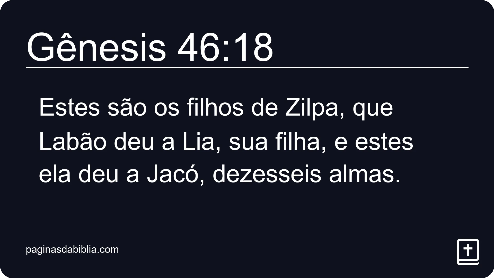 Gênesis 46:18