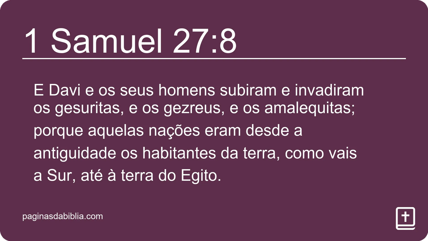 1 Samuel 27:8