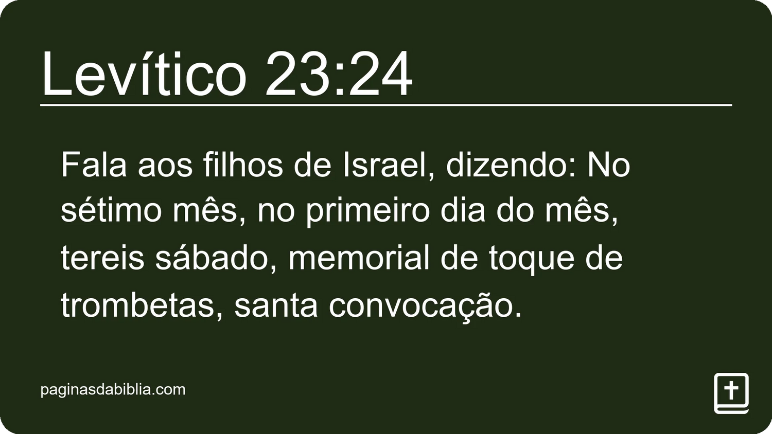 Levítico 23:24