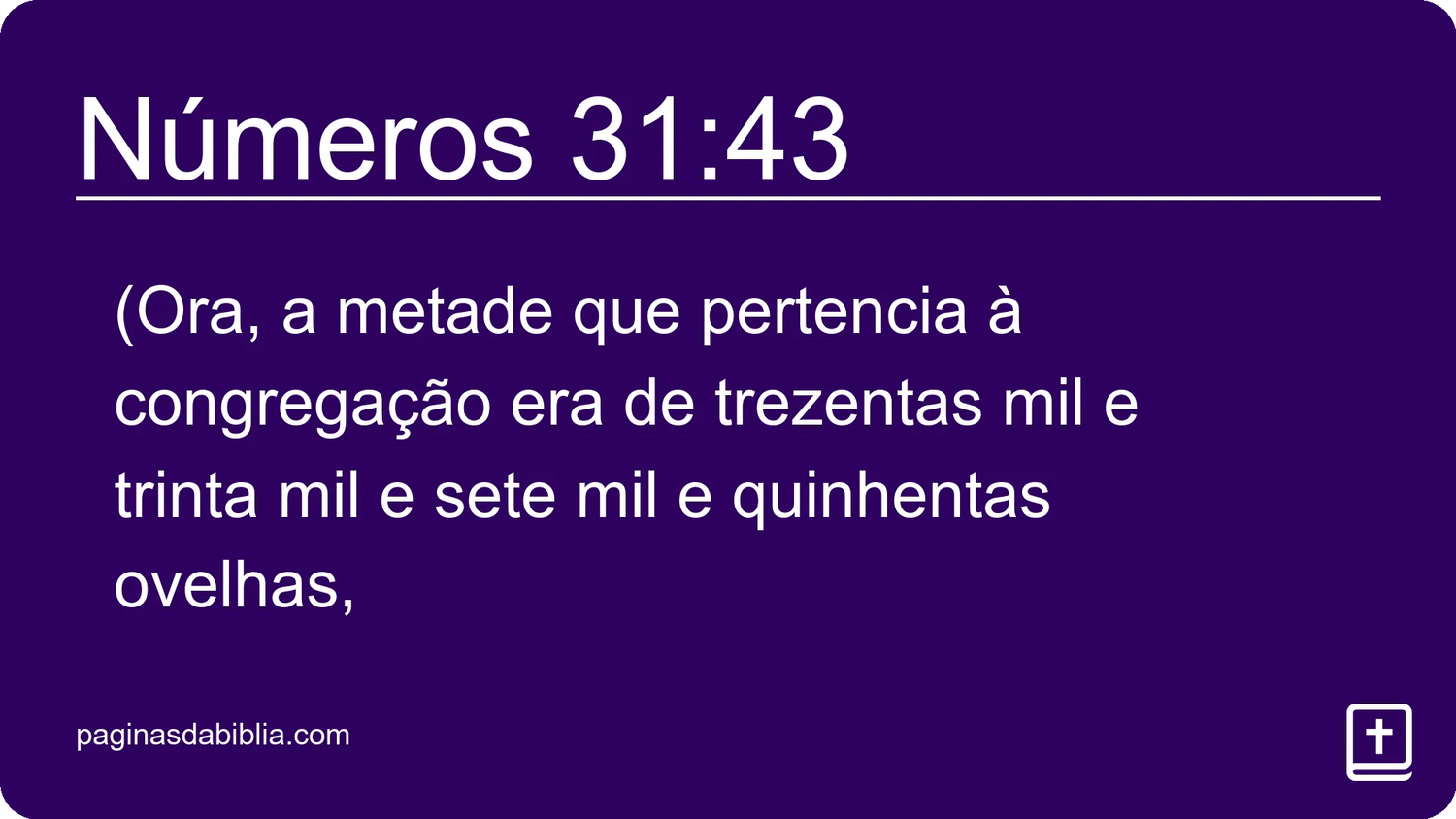 Números 31:43