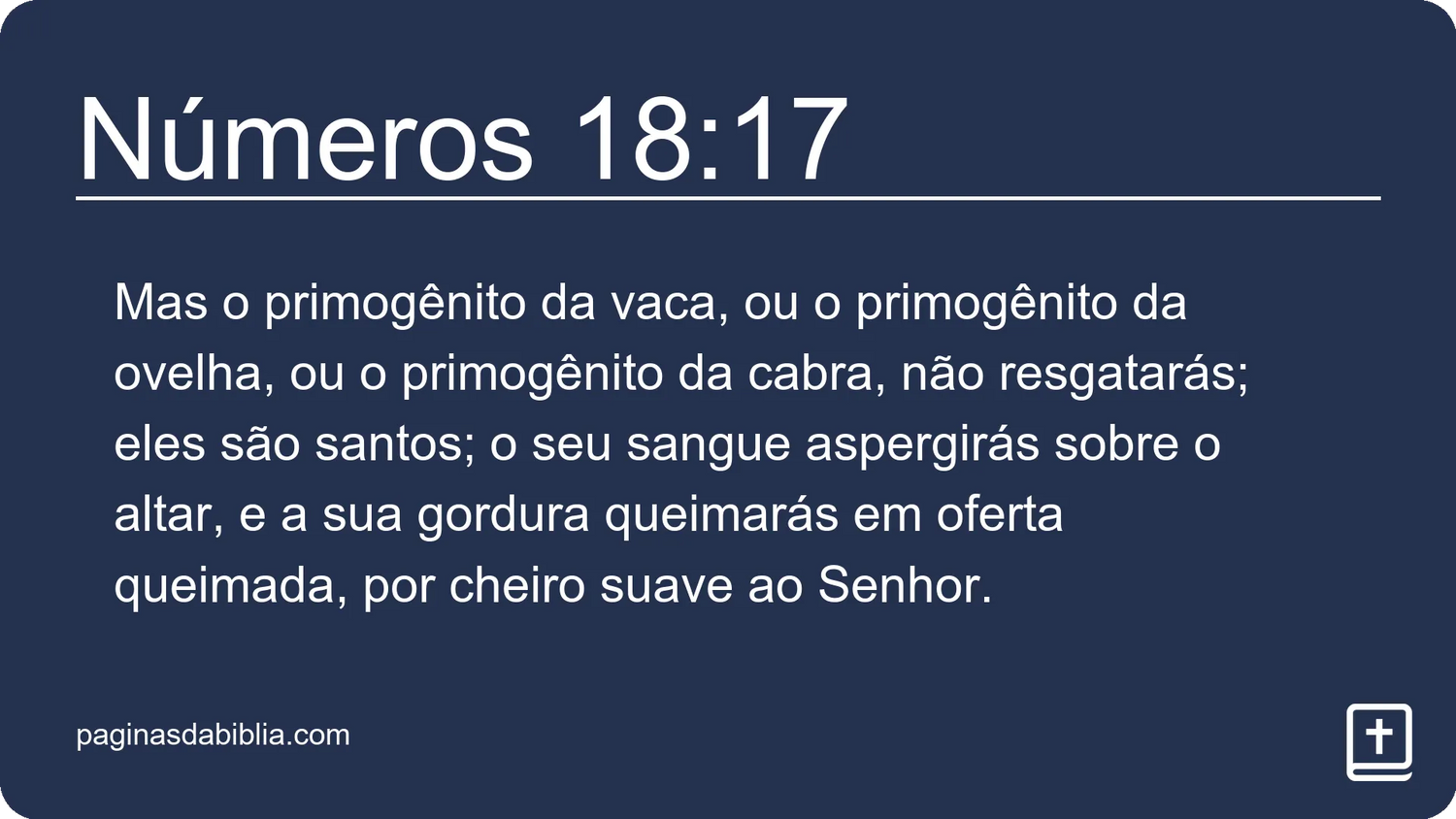 Números 18:17