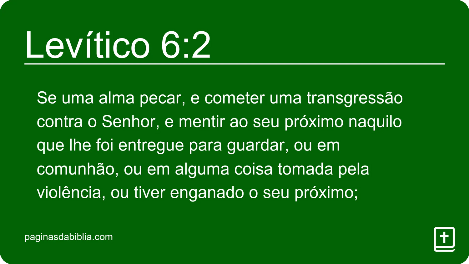 Levítico 6:2