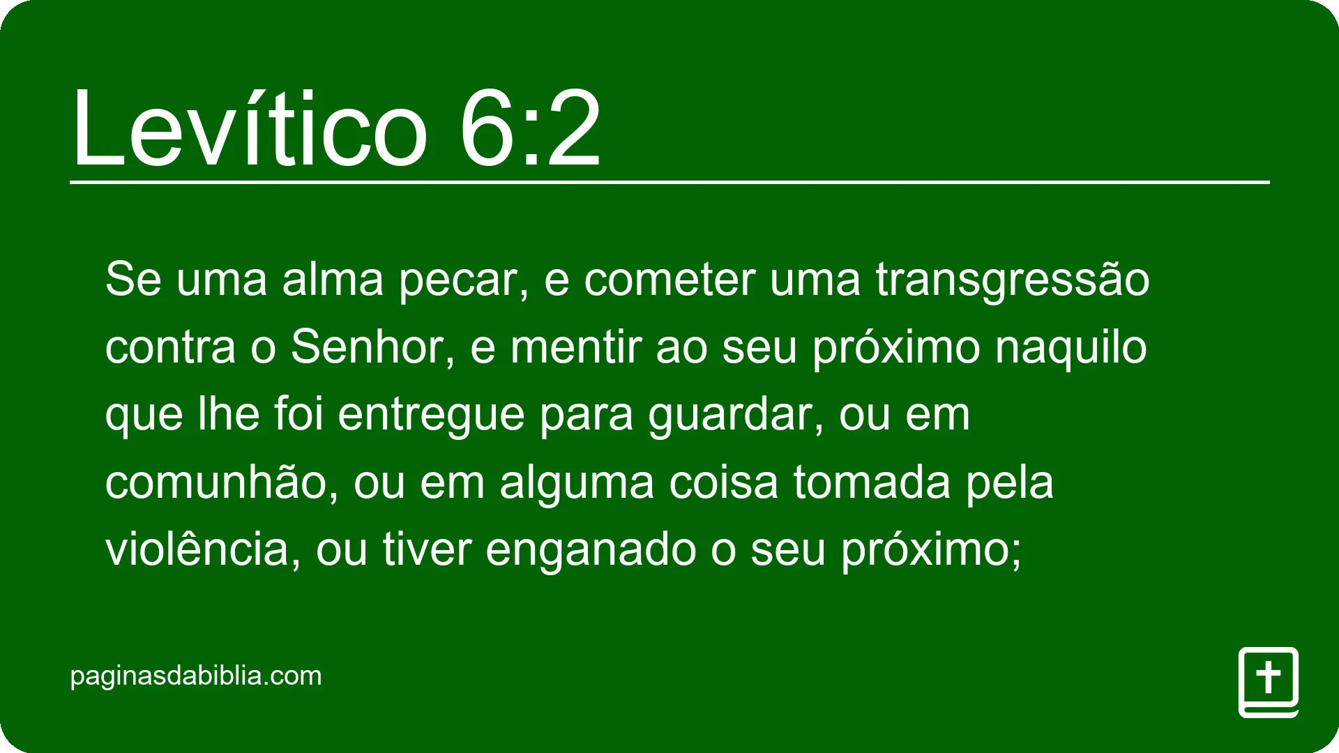 Levítico 6:2