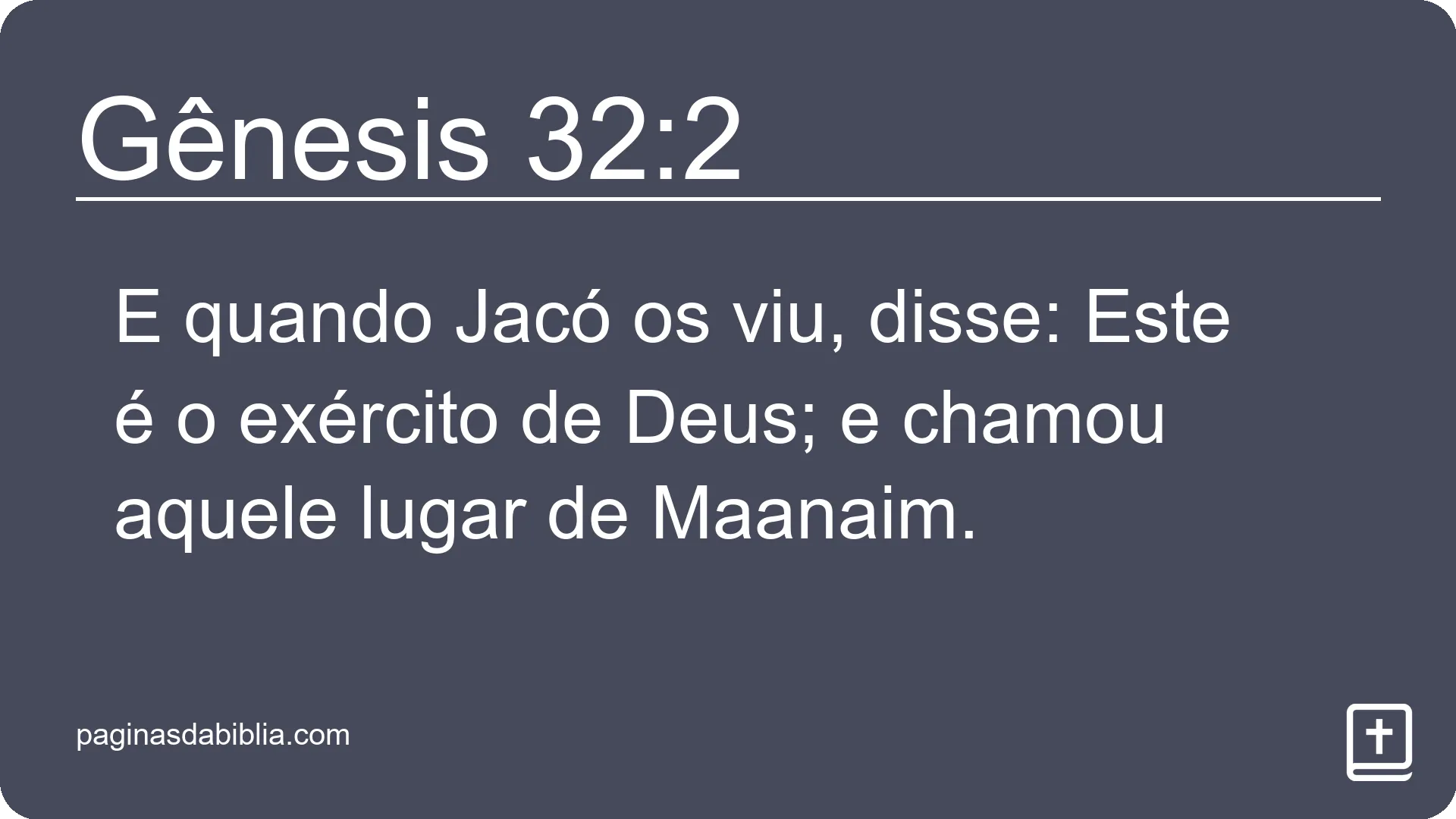 Gênesis 32:2