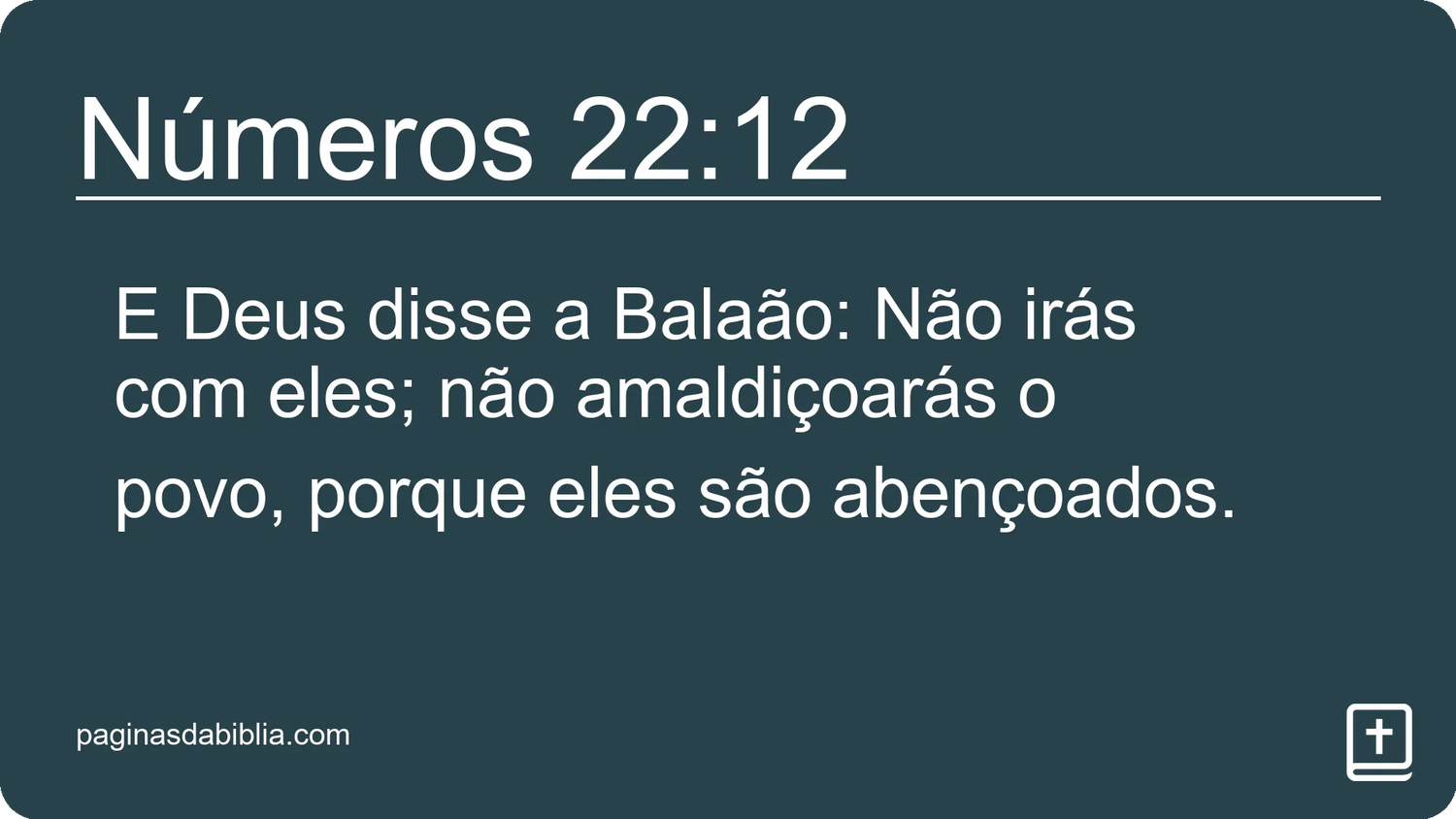 Números 22:12