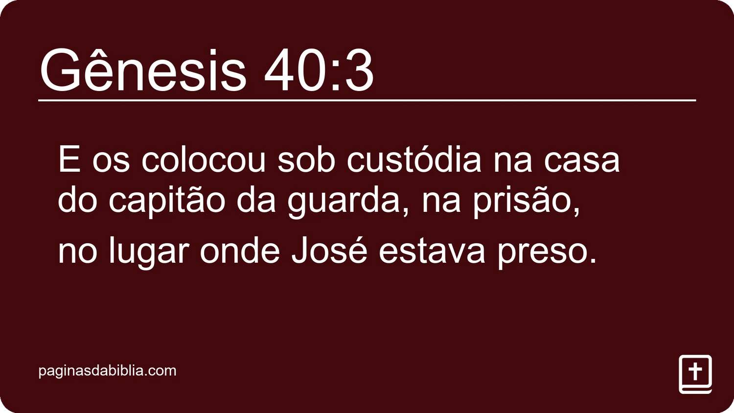 Gênesis 40:3